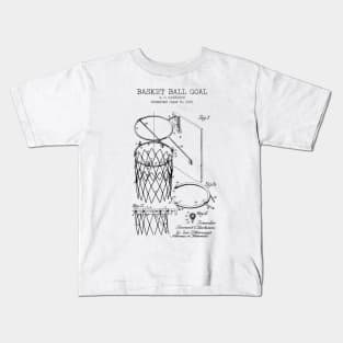 BASKETBALL GOAL patent Kids T-Shirt